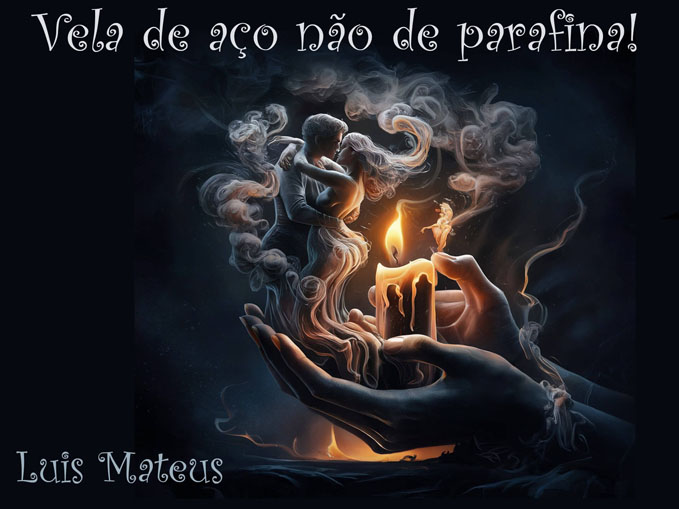 Vela de aço não de parafina!